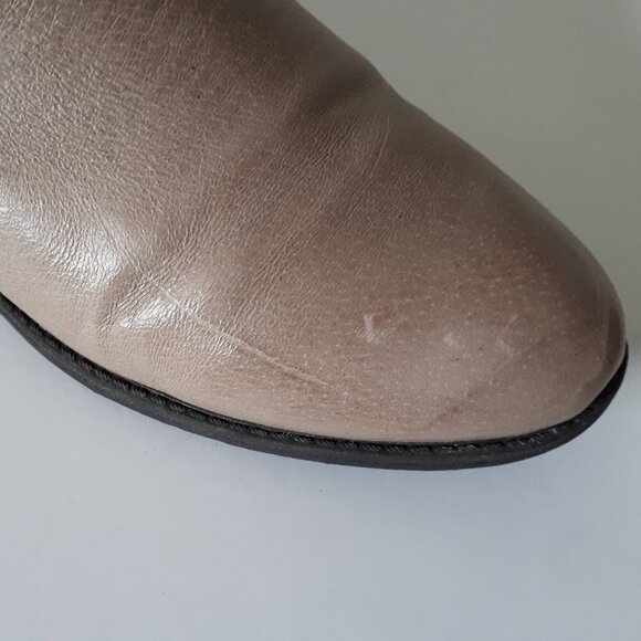 NWOT Baretraps taupe khaki tan faux fur lined leather boots, 10 - Picture 13 of 13